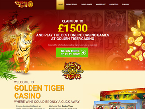 Golden Tiger Casino Home